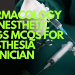 Pharmacology of Anesthetic Drugs MCQs for Anesthesia Technician