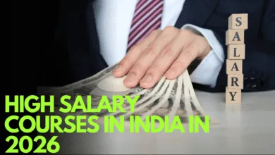 High Salary Courses in India in 2026 High Salary Courses in India in 2026